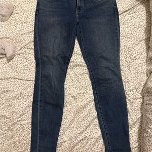 Current/Elliott Dark Blue Skinny Jeans
